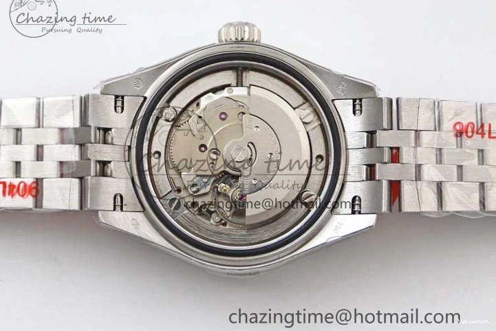 Dial Steel DateJust 28 SS Silver 1:1 NH05 Bracelet 904L on TWF President Best Lady Edition 0207